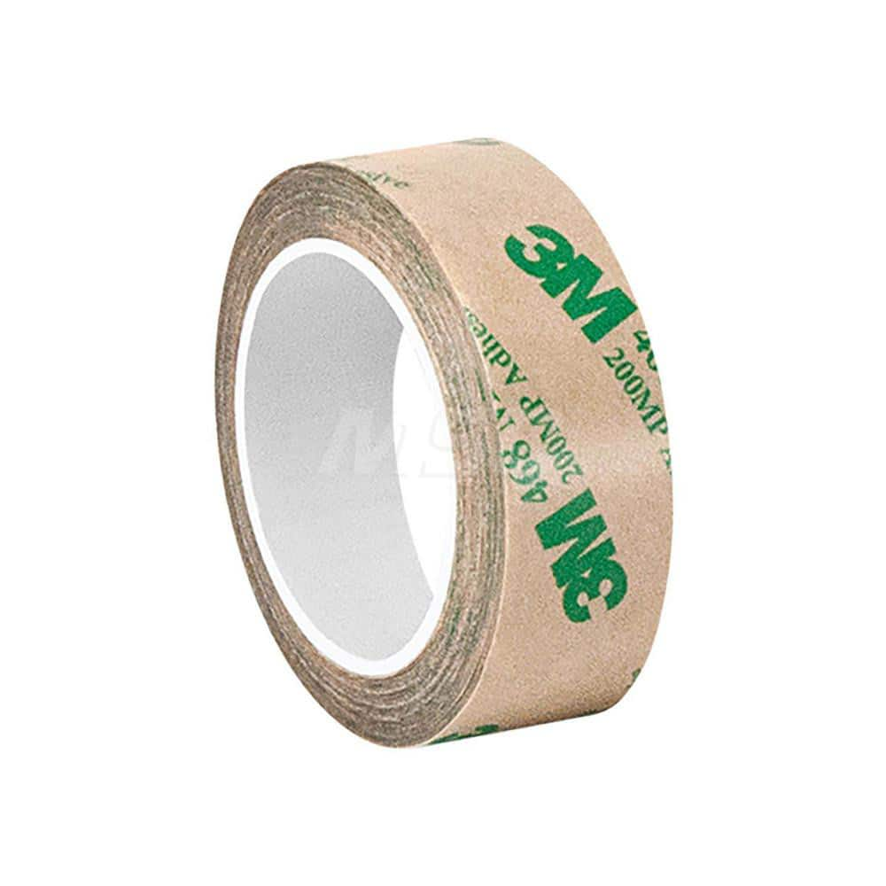 Adhesive Transfer Tape; Adhesive Material: Acrylic; Width (Inch): 2; Length (yd): 20.00; Thickness (mil): 5.2000; Minimum Operating Temperature (F): -40.000; Maximum Operating Temperature (F): 400.000; Color: Clear; Liner Material: Kraft Paper; Series: 46