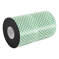 Black Double-Sided Urethane Foam Tape: 1″ Wide, 5 yd Long, 31 mil Thick, Acrylic Adhesive