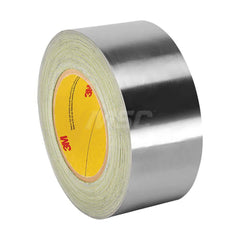 Duct Tape: 12″ Wide, 3.25 mil Thick, Aluminum Foil Acrylic Adhesive, 10 lb/in Tensile Strength