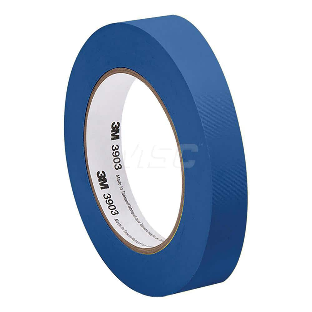 Duct Tape: 1″ Wide, 6.3 mil Thick, Vinyl Rubber Adhesive, 14 lb/in Tensile Strength