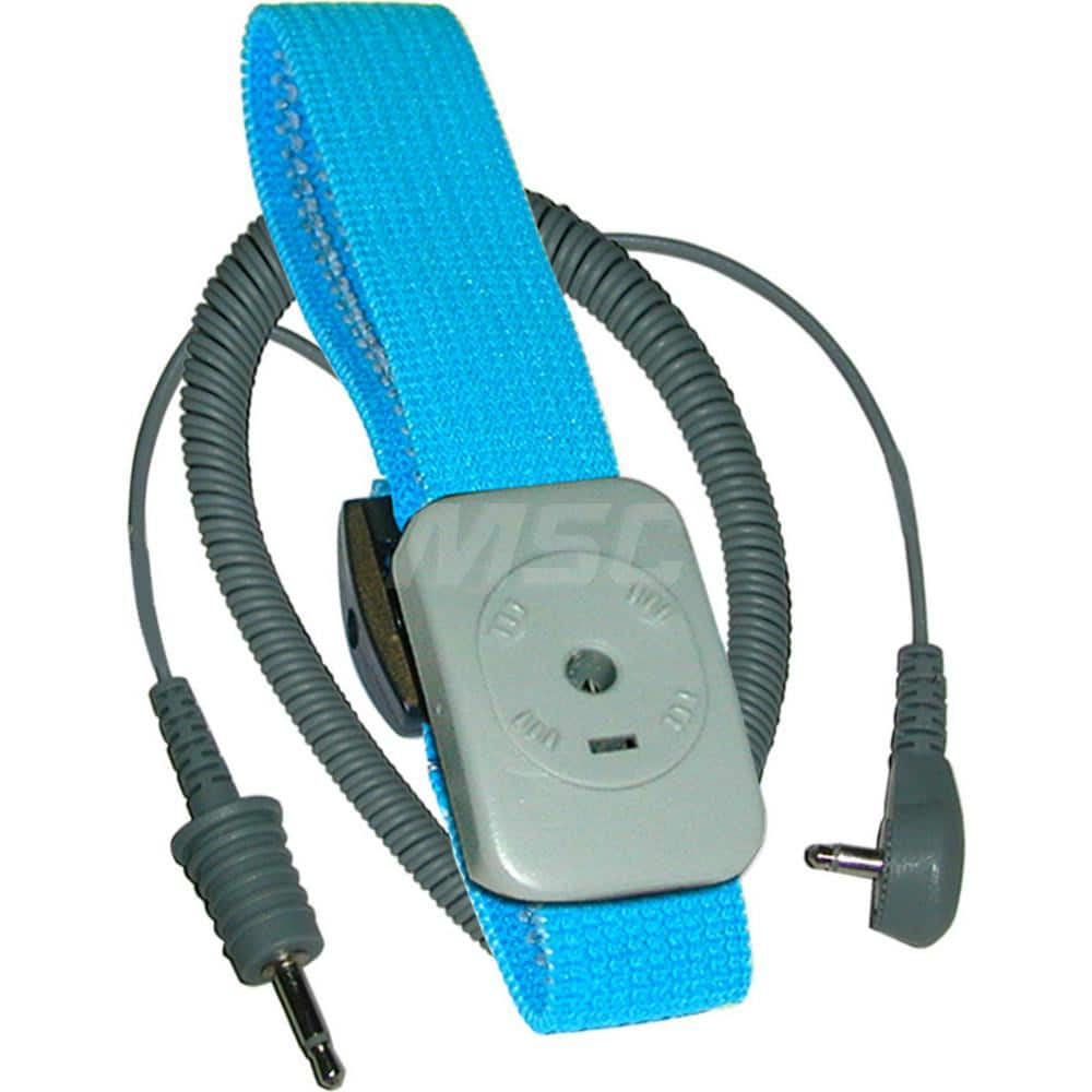 Grounding Wrist Straps; Size: Adjustable; Attachment Method: Snap Lock; Disposable or Reusable: No; Material: Fabric; Grounding Cord Included: Yes; Cord Length: 20; Resistor: Yes; Disposable: No