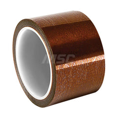 Polyimide Film Tape: 4″ Wide, 100' x 5 mil Thick Non-Adhesive, -40 to 450 ° F