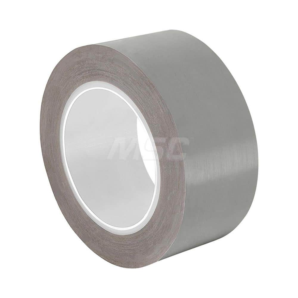 Polytetrafluroethylene Film Tape: 10″ Wide, 5 yd Long, 5 mil Thick 30 Lb/In Tensile Strength, Silicone Adhesive, 500 ° F