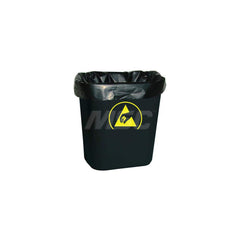 Rigid Trash Can Liners; Container Shape: Round; Compatible Container Capacity: 10; Color: Black; Features: Conductive; 3 mil; Length (mm): 24.00; Length (Inch): 24.00; Shape: Round; Color: Black; Capacity (Gal.): 10; Overall Length: 24.00