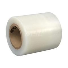 Polyethylene Film Tape: 6″ Wide, 600' x 2 mil Thick 2,800 Lb/In Tensile Strength, Water Based Acrylic Adhesive