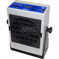 Air Ionizers; Maximum Air Flow: 70 CFM; Material: Steel; Ion Output: AC, 68KHz; Power Rating: 110 W; Input Voltage: 240.00; Output Voltage: 2.2 kV; Length (Inch): 7.25; Height (Inch): 17.8 in; Overall Length: 7.25; Overall Height: 17.8 in; Material: Steel