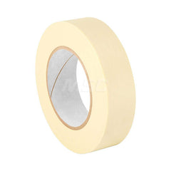 Masking Tape: 3″ Wide, 60 yd Long, 5 mil Thick, Tan Crepe Paper, Rubber Adhesive, 20 lb/in Tensile Strength