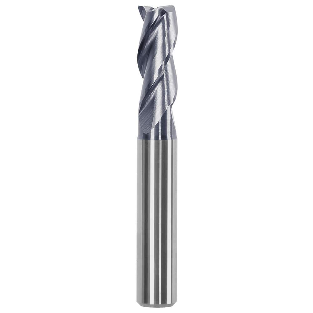 Square End Mills; Number Of Flutes: 3; End Mill Material: Solid Carbide; End Type: Single; Centercutting: Yes; Chipbreaker: No; Extended Reach: Yes; Shank Type: Weldon Flat; Flute Type: Helical