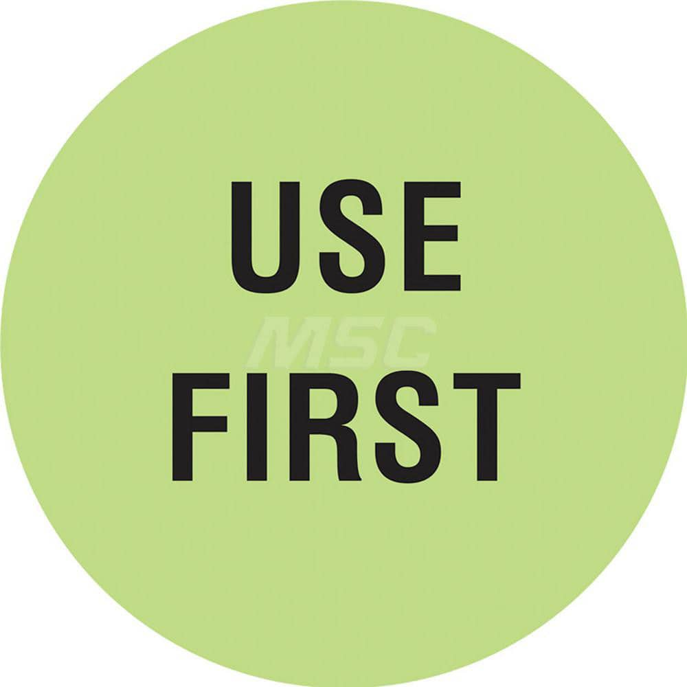 Inspection & Quality Label: ″Use First″, Circle Paper