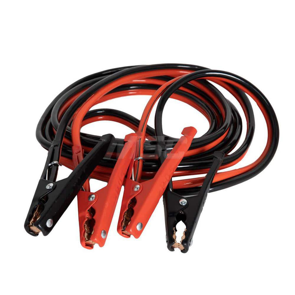 Booster Cables; Type: Coiled Jumper Cable; Wire Gauge: 8; Length (Feet): 12.000; Wire Material: Copper Clad Aluminum; Overall Depth: 2.7; Overall Height: 8.8; Cable Length: 12.000; Cable Type: Coiled Jumper Cable; Wire Gauge: 8