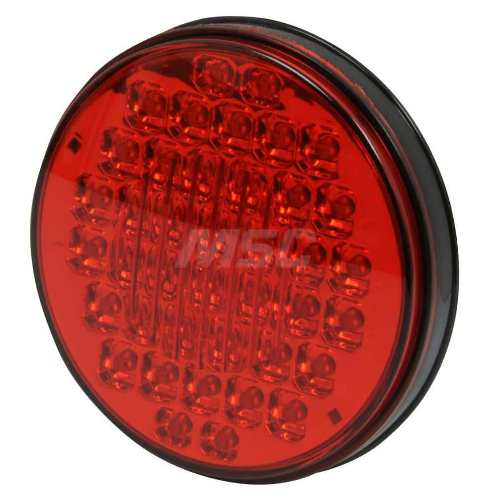 Turn Signal & Tail Lights; Type: Heavy Duty Side & Tail; Color: Red; Length (Inch): 4; Specifications: LED