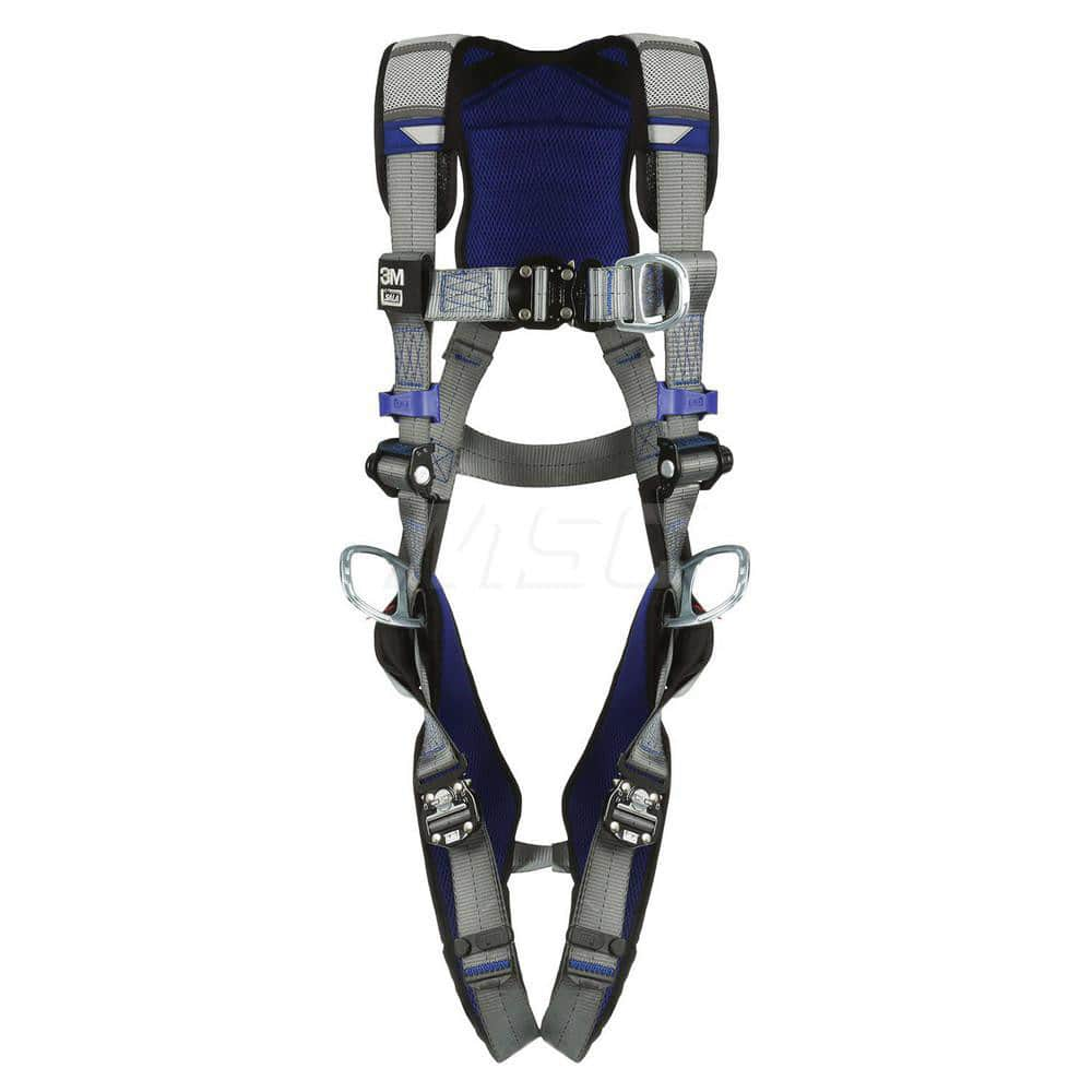 Fall Protection Harnesses: 420 Lb, Vest Style, Size Small, For Climbing & Positioning, Back Front & Hips Quick-Connect Leg Strap, Quick-Connect Chest Strap