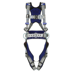 Fall Protection Harnesses: 420 Lb, Construction Style, Size 2X-Large, For Climbing & Positioning, Back Front & Hips Quick-Connect Leg Strap, Quick-Connect Chest Strap