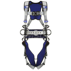 Fall Protection Harnesses: 420 Lb, Size Medium, For Climbing & Positioning, Back Front & Hips Quick-Connect Leg Strap, Quick-Connect Chest Strap