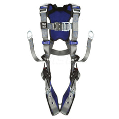 Fall Protection Harnesses: 420 Lb, Comfort Oil & Gas Style, Size Medium, For Climbing & Suspension, Back & Hips Tongue Leg Strap, Quick-Connect Chest Strap