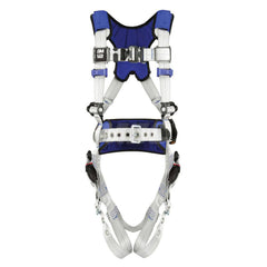 Fall Protection Harnesses: 420 Lb, Construction Style, Size Small, For Construction, Back Tongue Leg Strap, Quick-Connect Chest Strap