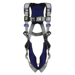 Fall Protection Harnesses: 420 Lb, Vest Style, Size Medium, For General Purpose, Back Tongue Leg Strap, Pass-Through Chest Strap