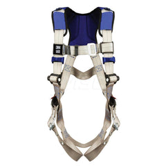 Fall Protection Harnesses: 420 Lb, Vest Style, Size Medium, For General Purpose, Back Tongue Leg Strap, Pass-Through Chest Strap