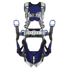 Fall Protection Harnesses: 420 Lb, Tower Climbers Style, Size 2X-Large, For Climbing, Back Front & Hips Quick-Connect Leg Strap, Quick-Connect Chest Strap