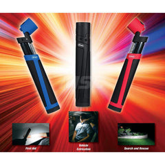 Flashlights; Bulb Type: LED; Type: Hand held flashlight; Maximum Light Output (Lumens): 160; Batteries Included: Yes; Body Type: Polymer Resin; Battery Size: AAA; Body Color: Red; Rechargeable: No; Number Of Batteries: 3; Number Of Leds: 10; Maximum Run T