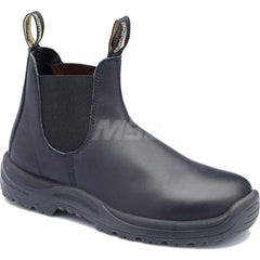 Work Boot: Size 10-1/2, 6″ High, Leather, Steel Toe Wide Width, Non-Slip Sole