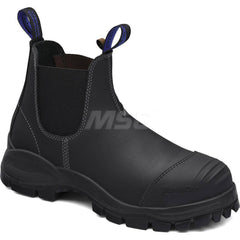 Work Boot: Size 11-1/2, 6″ High, Leather, Steel Toe Wide Width, Non-Slip Sole