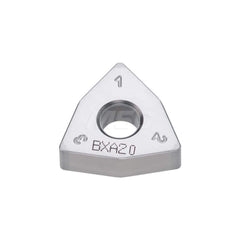 Turning Insert:  6QS-WNGA432 BXA20,  Polycrystalline Cubic Boron Nitride Coated Finish,  Neutral,  1/2″ Inscribed Circle,  0.0315″ Corner Radius,  80.0 &deg N/A Trigon,  Series  WNGA