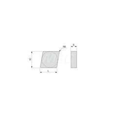 Turning Insert:  S-CNGN322 BXC90,  Polycrystalline Cubic Boron Nitride TiN Finish,  Neutral,  3/8″ Inscribed Circle,  0.0310″ Corner Radius,  80.0 &deg N/A Diamond,  Series  CNGN