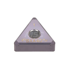 Turning Insert:  6QP-TNGG333-HF BXA40,  Polycrystalline Cubic Boron Nitride TiAlN Finish,  Neutral,  3/8″ Inscribed Circle,  0.0470″ Corner Radius,  60.0 &deg N/A Triangle,  Series  TNGG