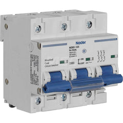 Circuit Breakers; Circuit Breaker Type: C60SP - Supplementary Protection; Milliamperage (mA): 50000; 50; Number of Poles: 3; Breaking Capacity: 10 kA; Tripping Mechanism: Thermal-Magnetic; Terminal Connection Type: Screw; Mounting Type: DIN Rail Mount; Vo