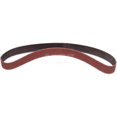 Abrasive Belt: 1/4″ Width, 24″ OAL, 60+ Grit, Ceramic Coated