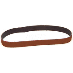 Abrasive Belt: 1/2″ Width, 18″ OAL, 80+ Grit, Ceramic Coated