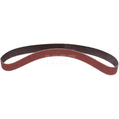 Abrasive Belt: 1/2″ Width, 24″ OAL, 60+ Grit, Ceramic Coated