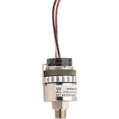 Pressure, Vacuum & Compound Switches; Type: High Pressure Switch with High Pressure Set Points; Thread Size: 1/8; Voltage: 115VAC / 28 VDC; Thread Type: NPT Male; Amperage: 1.0000; Electrical Connection: 1/4in Male Spade Terminals; Wetted Parts Material: