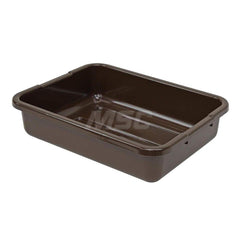 Cans, Pails & Tubs; Product Type: Tub; Volume Capacity Range: 0 - 6.8 gal; Body Material: Polypropylene; Volume Capacity: 6.8; Opening Type: Open Head; Color: Brown; Product Type: Tub; Material: Polypropylene; Volume Capacity (Gal.): 6.8; Color: Brown