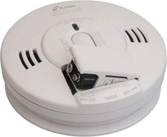 Kidde - Wire In 120 Volt Smoke and Carbon Monoxide Alarm - 85 dB Decibel Rating, 9V Battery Not Included, Wall or Ceiling Mount, Photoelectric and Electrochemical Sensor, Indicating Light, Tamper Resistant, Interconnectable - All Tool & Supply