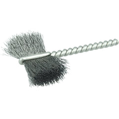 1-1/8″ Power Tube Brush, .005″ Steel Wire Fill, 5/8″ Brush Length - All Tool & Supply