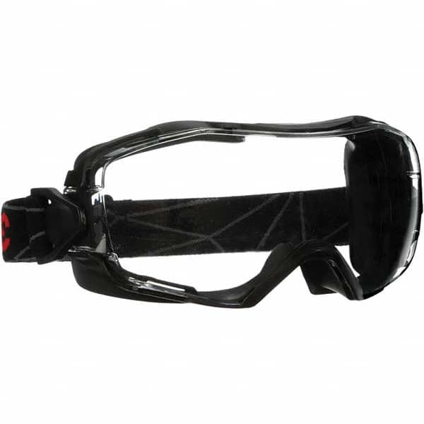 3M - Size L Clear Polycarbonate Anti-Fog Safety Goggles - All Tool & Supply