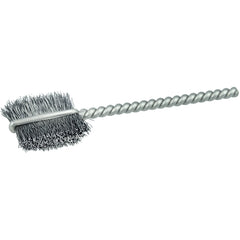 1/2″ Power Tube Brush, .005″ Stainless Steel Wire Fill, 9/16″ Brush Length - All Tool & Supply