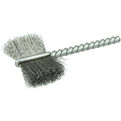 1″ Power Tube Brush, .005″ Stainless Steel Wire Fill, 5/8″ Brush Length - All Tool & Supply