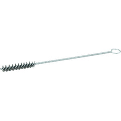 3/8″ Hand Tube Brush, .006″ Stainless Steel Wire Fill, 2″ Brush Length - All Tool & Supply