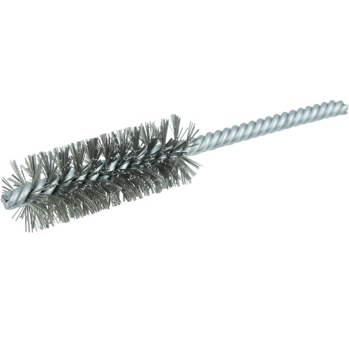 7/8″ Power Tube Brush, .006″ Stainless Steel Wire Fill, 2-1/2″ Brush Length - All Tool & Supply