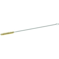 1/4″ Hand Tube Brush-0.005″ Brass, 1 1/2 Brush Length - Non-Sparking Wire Wheel - All Tool & Supply