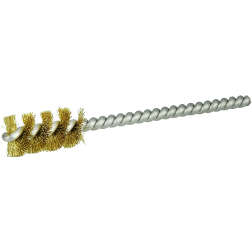 1/2″ Power Tube Brush-0.005″ Brass, 1 Brush Length - Non-Sparking Wire Wheel - All Tool & Supply