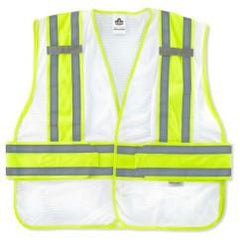 8240HL-NC M/L WHT EXPANDABLE VEST - All Tool & Supply