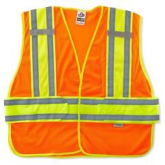 8240HL M/L ORANGE EXPANDABLE VEST - All Tool & Supply