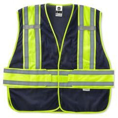 8240HL-NC XL/2XL NAVY 2-TONE VEST - All Tool & Supply