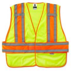 8240HL M/L LIME EXPANDABLE VEST - All Tool & Supply