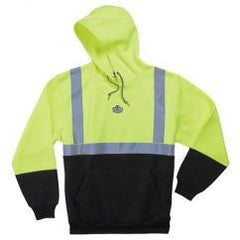 8293 S LIM/BLK HOODED SWEATSHIRT - All Tool & Supply