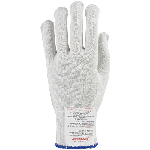 ‎22-770S Gloves Made w/Dyneema - Silica Fiber with Dyneema and a Polyester Cover - Heavy Weight - Wht - Exact Industrial Supply